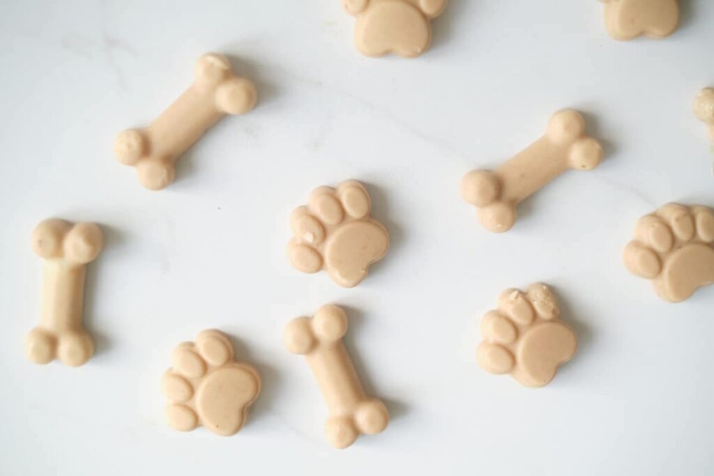 Peanut Butter Kefir Dog Treats