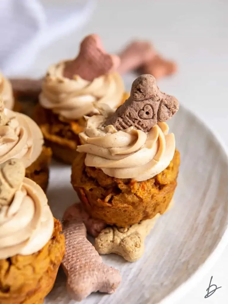 Pumpkin Peanut Butter Pupcakes